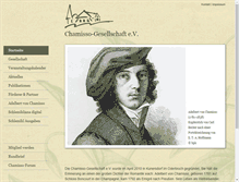 Tablet Screenshot of chamisso-gesellschaft.de
